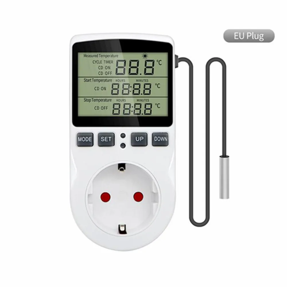 Multi-Function Timer Socket Thermostat Digital Temperature Controller Outlet Wit - £175.39 GBP