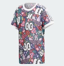 New Adidas Originals 2019 ART Tshirt Graffiti Cartoon Multicolor Style D... - £39.30 GBP