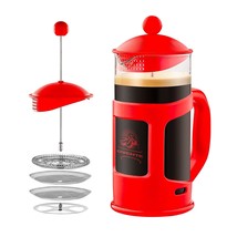 Ovente French Press Coffee, Tea and Espresso Maker, Heat Resistant Borosilicate  - £25.30 GBP