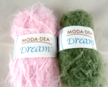 2 Balls Moda Dea Yarn Dream  50g each 85m/93yds - 3660 LEAF + 3701 Water... - £9.48 GBP