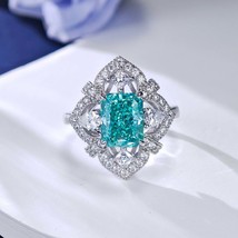 S925 plated Moissanite Statement Ring - $123.27 CAD