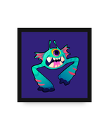 Otis the Outerspace Monster Canvas by Dancing Littles Jungle - $35.99+
