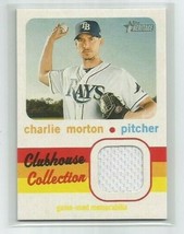 Charlie Morton (Tampa Bay) 2020 Topps Heritage Clubhouse Collection Relic CCR-CM - £7.44 GBP