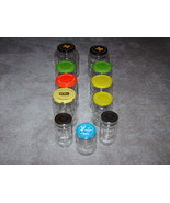 Lot of 11 Clean Glass Jars Candle Crafts With Lids Various Sizes GR8 4 P... - £11.95 GBP