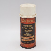 Olson Electronic Contact Cleaner Empty Tin Can Advertising Design - $14.84