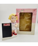 2004 Campbells Kids Bank - Children’s Bank With Chalkboard And Figurine - $37.39