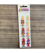 1990 NEW VINTAGE SANDYLION MOTHER OF PEARL CLOWN STICKERS CIRCUS Rainbow... - £20.85 GBP