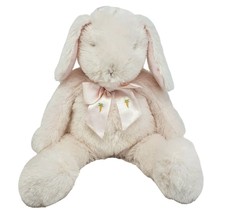 17&quot; BIG BUNNIES BY THE BAY PINK BUNNY RABBIT CARROT BOW STUFFED ANIMAL P... - £51.54 GBP