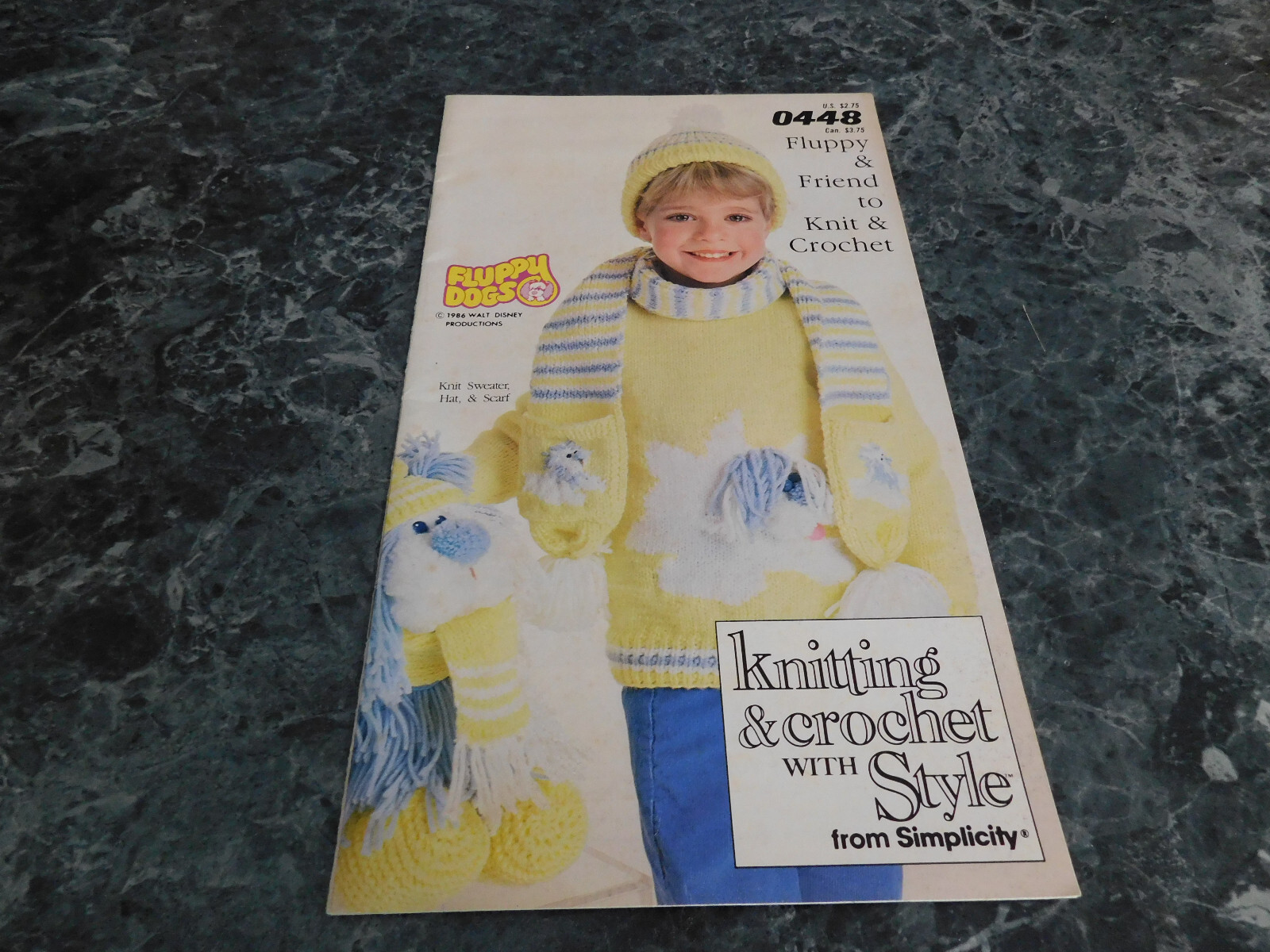Knitting &amp; Crochet With Style from Simplicity #0448 Fluppy &amp; Friend - $2.99