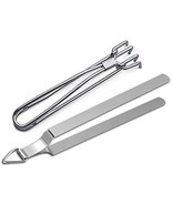 Dynore Stainless Steel Chapati Roti Chimta with Pakkad Utensil Holder - €29,53 EUR
