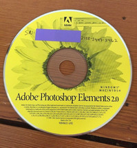 2002 Photoshop Elements 2.0 w Serial Number License Code Windows Mac CD - $49.99