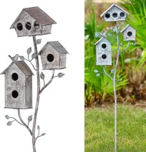 Phaxth Bird Houses for Outside, Birdhouse Hotel, 3 Room - £37.96 GBP