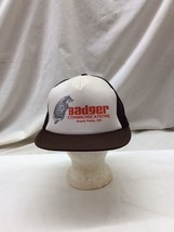 Trucker Hat Baseball Cap Vintage Snapback Badger Communications Grand Fo... - £31.69 GBP