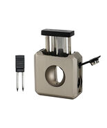 Vector V Cube Multi-Use Cigar Cutter Nickle Satin - VECTOR NICKLE VCUBE 01 - $48.99