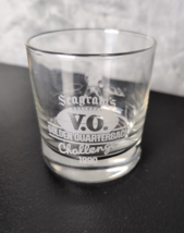 1990 Seagrams VO Golden Quarterback Challenge Rock Whiskey Glass &amp; Origi... - £7.25 GBP