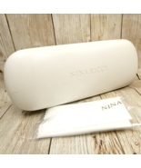 Nina Ricci White Eyeglass Sunglass Hard Clamshell CASE ONLY - w/Cloth - $218.67 MXN