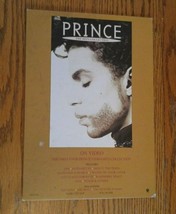PRINCE PROMO TABLE TOP STAND UP &quot;THE HITS COLLECTION &quot; 8 1/4 X 11 3/4 IN... - £0.77 GBP