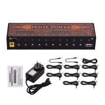 Guitar Effect Pedal Board Power Supply Station 10 Isolated DC Outputs 9V 12V 18V - £27.38 GBP