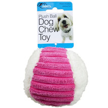 Plush Ball Dog Chew Toy - £1.94 GBP