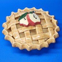 Ceramic Lattice Apple Pie Potpourri Holder Dish Home Interiors Country Kitchen - £17.97 GBP