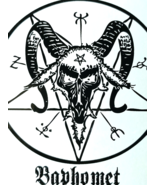 3 Baphomet Sticker Devil Gothic Occult Sabbatic Winged Goat Lucifer Pent... - $12.12