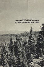 Vintage D.L. Bliss State Park, CA Travel Brochure, Dept of Natural Resou... - £10.04 GBP
