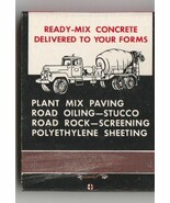 Vintage Strike on Matchbook  ~ Claude C. Woods Co.Contractors ~ Lodi, Ca... - $94.05 MXN
