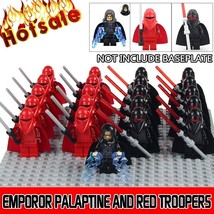 21pcs/set Building Blocks Emperor Palpatine And Red Troopers Mini Figures - £25.94 GBP