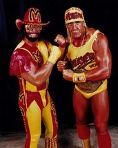 Macho Man Randy Savage &amp; Hulk Hogan 8X10 Photo Wrestling Picture Wwf Wwe - £3.89 GBP