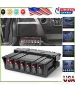 Compact 6 Gang Rocker Switch Panel - Easy Wiring Solution for Vehicles (... - $976.86 MXN