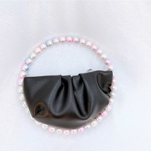 Luxury Colorful Pearl Party Clutch Evening Bag for Women Fashion Purses and Hand - £40.76 GBP