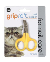 JW Pet GripSoft Cat Nail Clipper Yellow, Gray 1ea/One Size - £8.61 GBP
