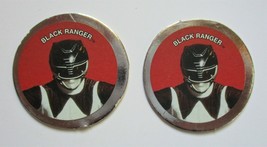 (2) Black Ranger Power Rangers 1994 Saban Mc Donalds Power Coin Pogs - £5.61 GBP