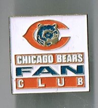 NFL Football Chicago bears fan club pin back button Pinback - £11.49 GBP