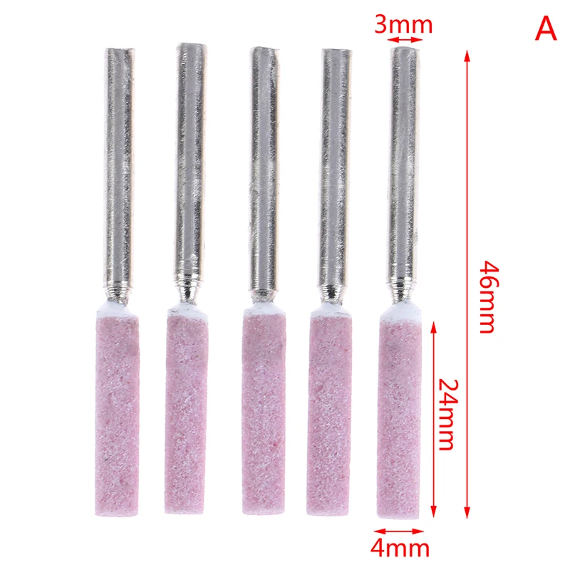 5Pcs/Set Chainsaw Sharpening Grinding Stone Bits Power Tool Parts Repment - $3,046.34 MXN