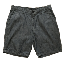 Nautica Blue Cotton Chambray Shorts Mens Size 36 Preppy Casual - $12.00