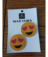 Natasha Accessories LTD Heart Eye Emoji Shoe Clips - $22.65