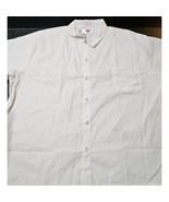 Dickies Chef Economy Kitchen Shirt White Short Sleeve Button Up Mens 2XL... - €9,39 EUR