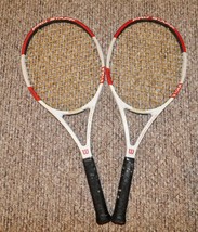 Lot 2 Wilson Pro Staff Spin Effect 100LS Tennis Racquet 4 3/8"  16x15  HTF!! - £95.54 GBP