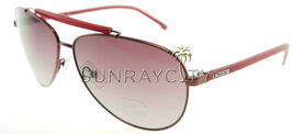 LACOSTE Shiny Red / Red Aviator Sunglasses L123S 615 61mm - $66.02