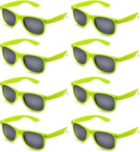 Neon Colors Party Favor Supplies Unisex Sunglasses Pack of 8 - £19.16 GBP
