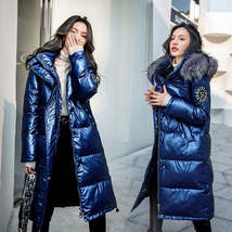 Women Winter Puffer Jacket Long Sleeve - £34.59 GBP