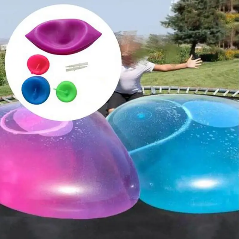 Lloon safe high quality beach ball large elastic tpr soft rubber water injection bubble thumb200