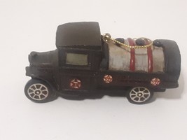 Texaco Petroleum Products Antique Style Gas Tanker Truck Christmas Ornament - $9.89