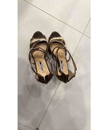 JIMMY CHOO  PONY SHOES PUMP PLATFORM 1&quot; AND HIGH HEEL 41/2&quot; SZ 401/2 $1290 - $7,425.13 MXN