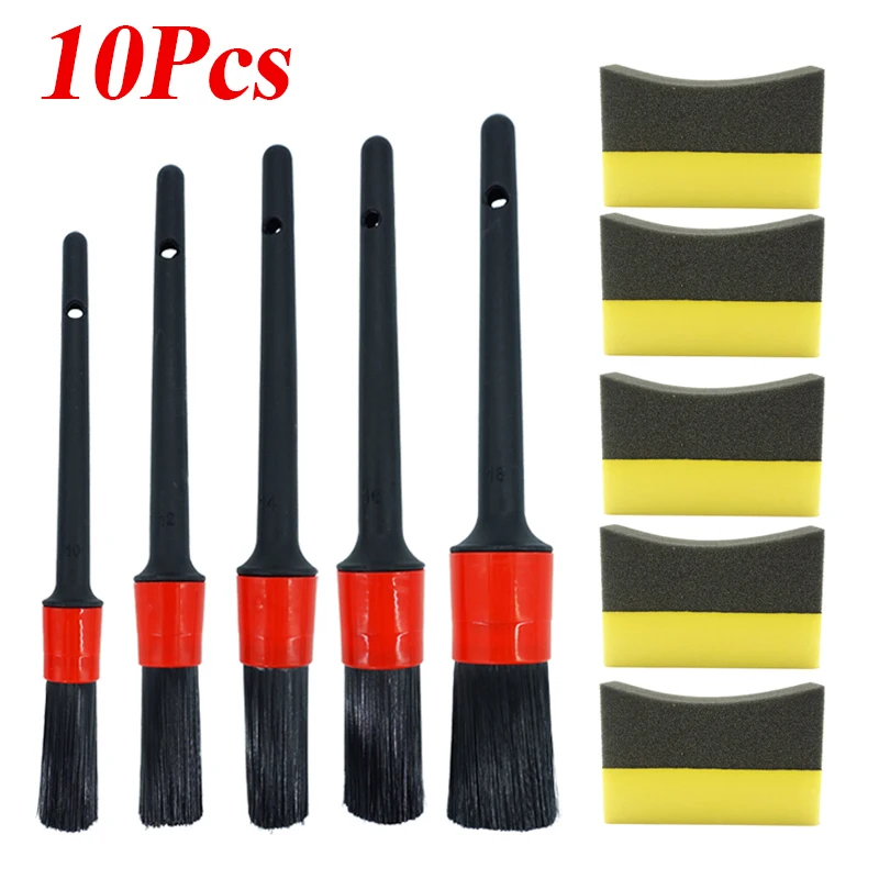 Ling brushes cleaning brush set cleaning wheel tire interior exterior leather air vents thumb200