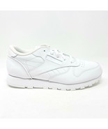 Reebok Classic Leather Triple White Grade School Kids Running Shoes J90139 - $61.60 CAD