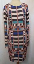 Mara Hoffman Womens Geometric Print Body Con Sheath Dress  Size M NWT - £47.01 GBP