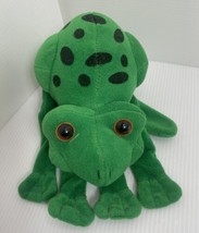 Vintage Plush Creations Green Frog Hand Glove Puppet - £8.15 GBP