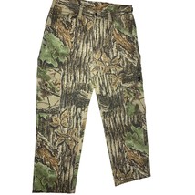 Liberty Real Tree Mens Size M Adjustable Waist Cargo Pants Straight LEg - £20.56 GBP